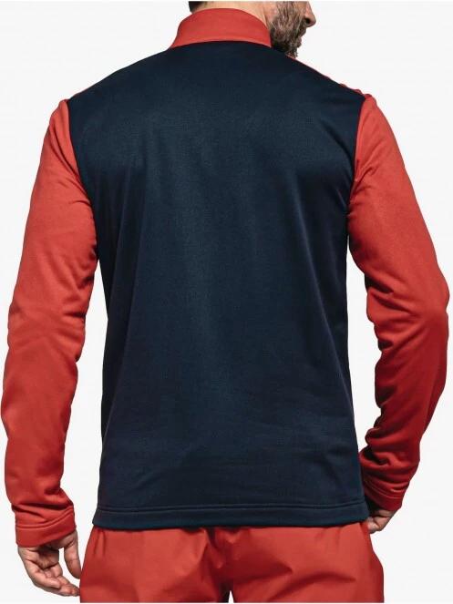 Schöffel Fleece Jacket Reuti M férfi polár pulóver piros színben 4