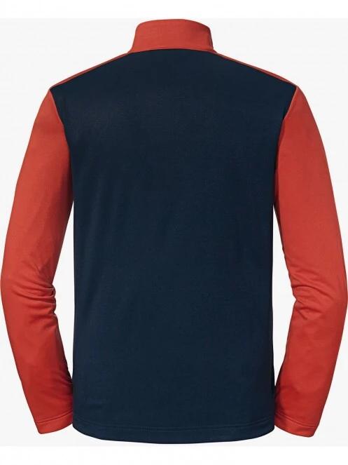 Schöffel Fleece Jacket Reuti M férfi polár pulóver piros színben 7