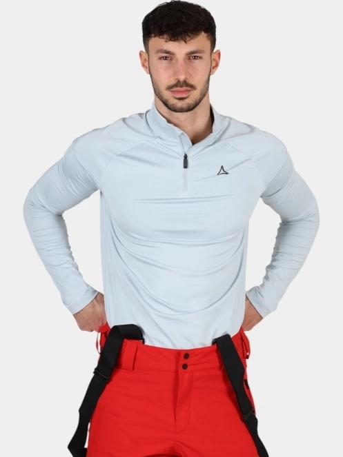 Schöffel Longsleeve Lenggries M férfi polár pulóver szürke színben 6