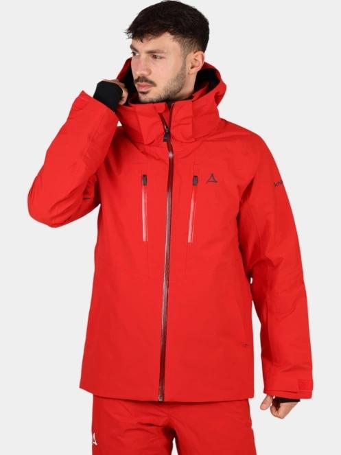 Schöffel Jacket Style Bliggs MNS férfi síkabát piros színben 2