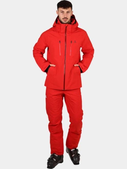 Schöffel Jacket Style Bliggs MNS férfi síkabát piros színben 5