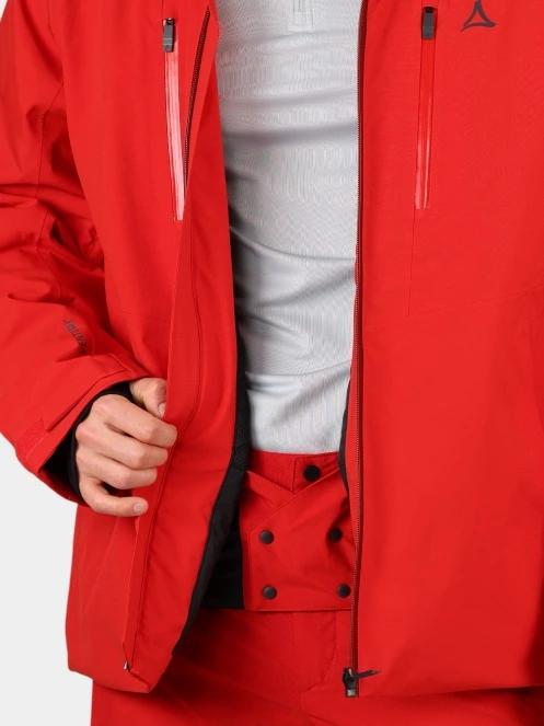 Schöffel Jacket Style Bliggs MNS férfi síkabát piros színben 7
