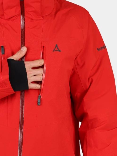 Schöffel Jacket Style Bliggs MNS férfi síkabát piros színben 10