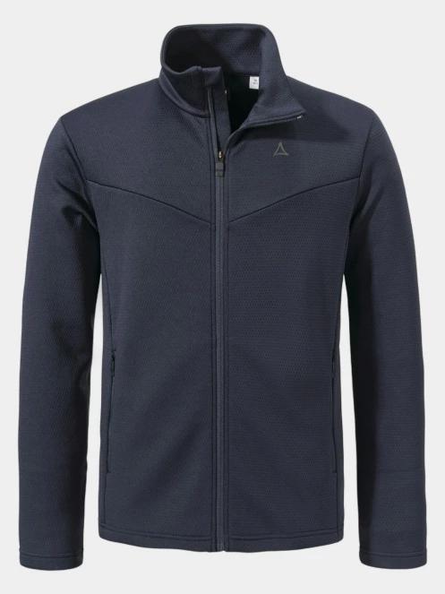 Schöffel Fleece Jk Style Pine MNS férfi polár pulóver sötétkék színben 5