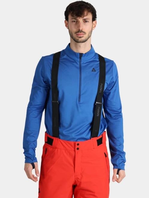 Schöffel Longsleeve Style Pine MNS férfi polár pulóver kék színben 2