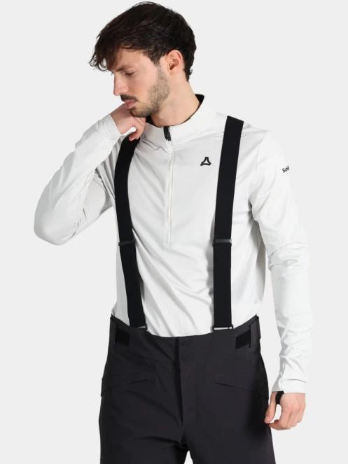 Schöffel Longsleeve Style Pine MNS férfi polár pulóver fehér színben 2