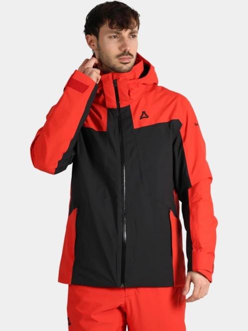 Schöffel Jacket Style Trifex MNS férfi síkabát piros színben 2