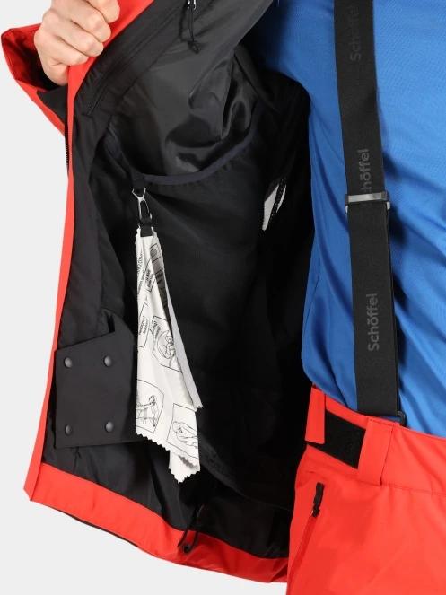 Schöffel Jacket Style Trifex MNS férfi síkabát piros színben 10