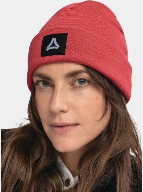 Schöffel Hat Style Lodos ALL kötött sapka piros színben 3