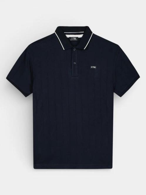 TBS Simeopol férfi galléros póló sötétkék színben 2