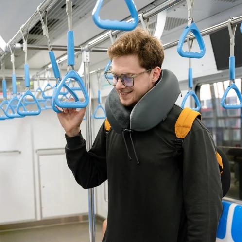 Cabin Zero Travel Pillow nyakpárna szürke színben 6