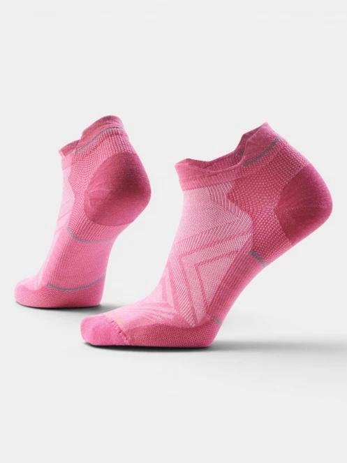 Smartwool Women's Run Zero Cushion Low Ankle Socks Run női sportzokni magenta színben 2