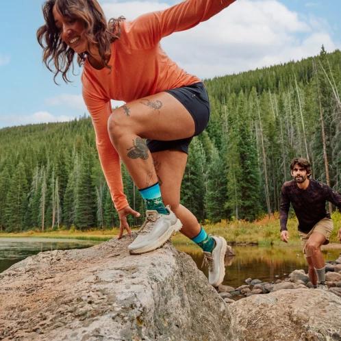 Smartwool Women’s Hike Targeted Cushion Mountain L női túrazokni multikolor színben 3