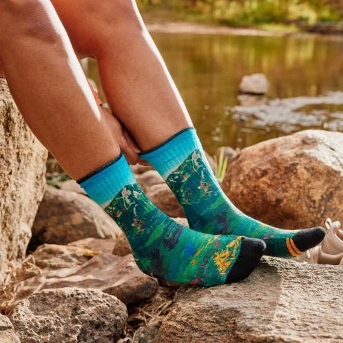 Smartwool Women’s Hike Targeted Cushion Mountain L női túrazokni multikolor színben 4