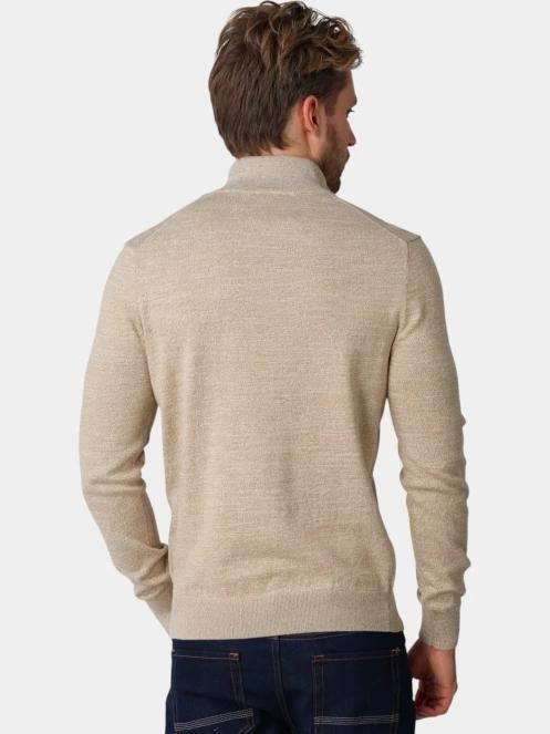 Timberland Williams River Cotton 1/4 Zip Sweater férfi kötött pulóver szürke színben 4