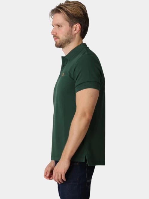 Timberland Millers River Pique SS Polo férfi galléros póló sötétzöld színben 3