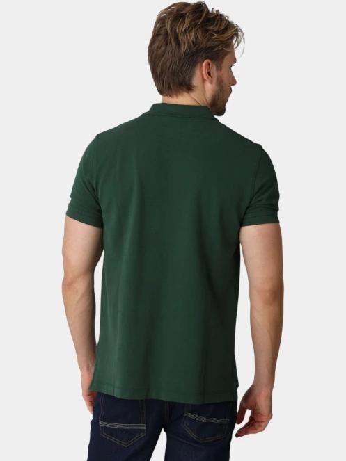 Timberland Millers River Pique SS Polo férfi galléros póló sötétzöld színben 4