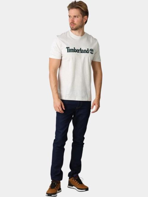 Timberland Established 1973 SS Embroidered Tee férfi rövid ujjú póló szürke színben 5