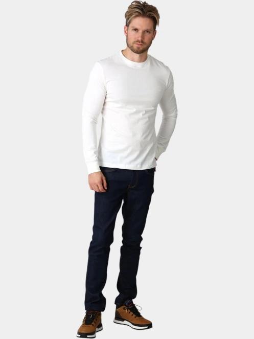 Timberland Dunstan River Tree Embroidered LS Tee férfi hosszú ujjú póló fehér színben 5