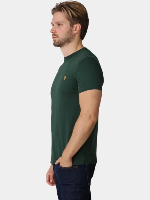 Timberland Dunstan River SS Tee (Slim) férfi rövid ujjú póló sötétzöld színben 3
