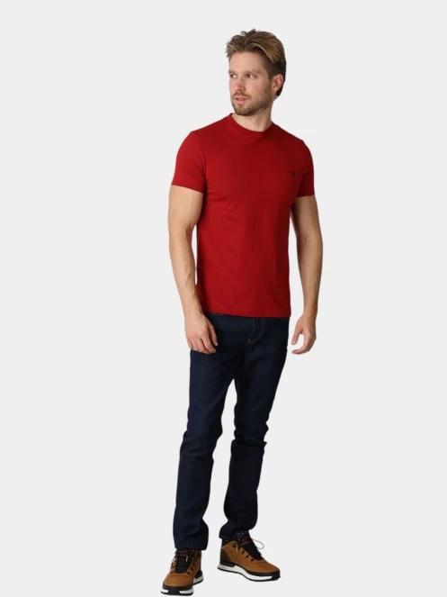 Timberland Dunstan River SS Tee (Slim) férfi rövid ujjú póló bordó színben 5