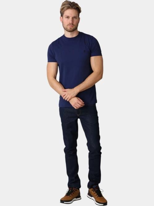 Timberland Dunstan River SS Tee (Slim) férfi rövid ujjú póló sötétkék színben 5
