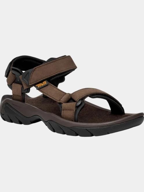 Teva Terra Fi 5 Universal Leather férfi túraszandál barna színben 2
