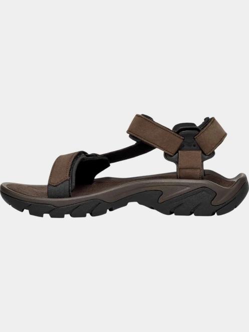 Teva Terra Fi 5 Universal Leather férfi túraszandál barna színben 4
