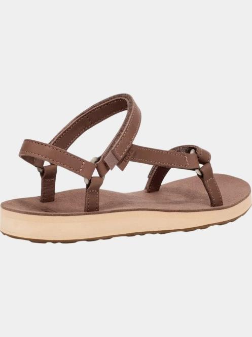 Teva Original Universal Slim Lea női szandál barna színben 5