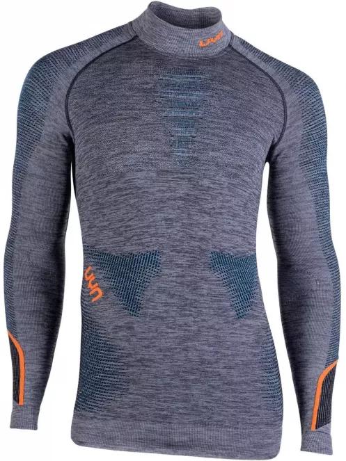 UYN Man Ambityon Uw Shirt Lg Sl  Melange Turtleneck férfi aláöltöző felső szürke színben 2