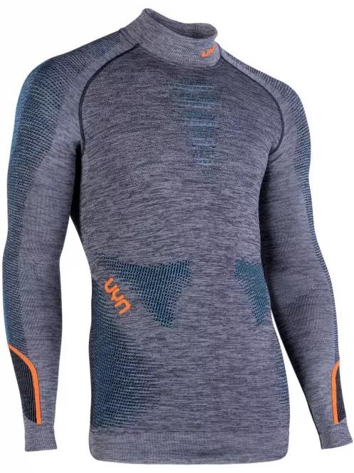 UYN Man Ambityon Uw Shirt Lg Sl  Melange Turtleneck férfi aláöltöző felső szürke színben 3