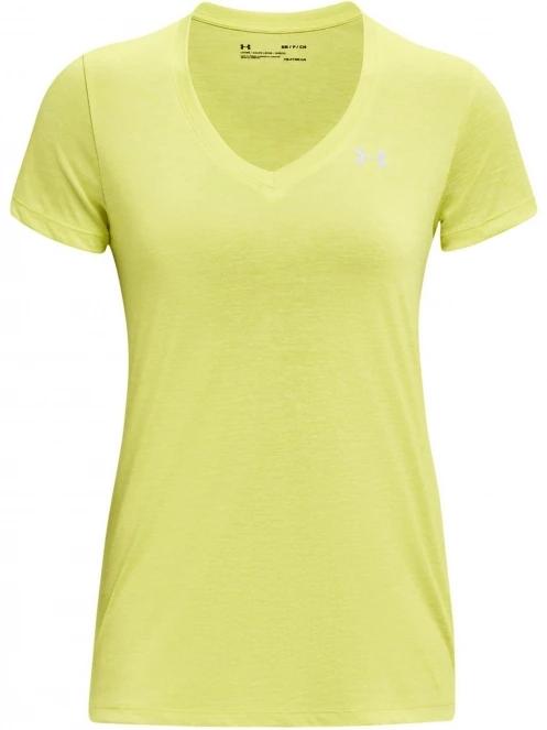 Under Armour Tech Ssv - Twist női rövid ujjú sport póló sárga színben 6