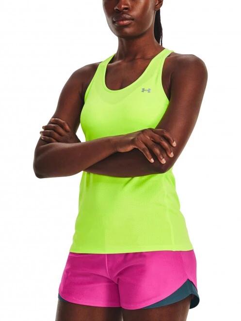 Under Armour Ua Hg Armour Racer Tank női atléta zöld színben 2