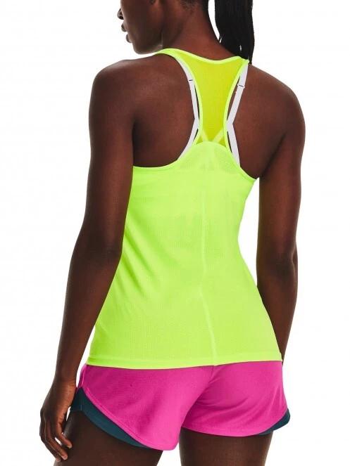 Under Armour Ua Hg Armour Racer Tank női atléta zöld színben 3