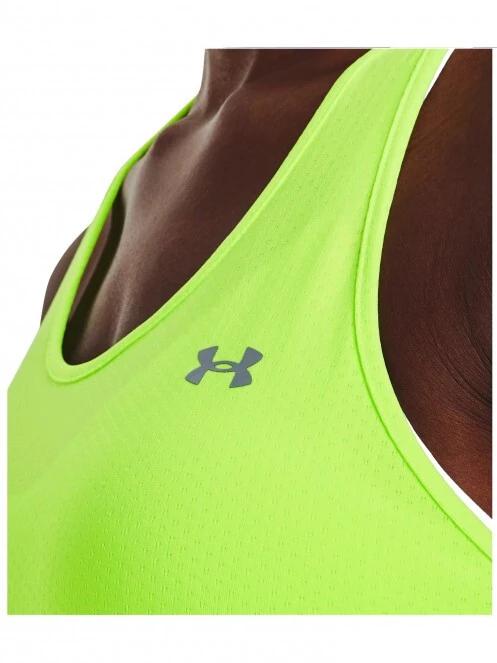 Under Armour Ua Hg Armour Racer Tank női atléta zöld színben 5