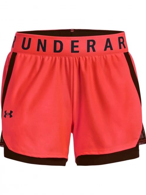 Under Armour Play Up 2-In-1 Shorts női sport rövidnadrág piros színben 6