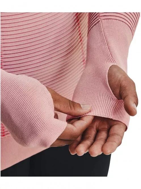 Under Armour UA IntelliKnit Phantom 2.0 női hosszú ujjú sport póló rózsaszín színben 5