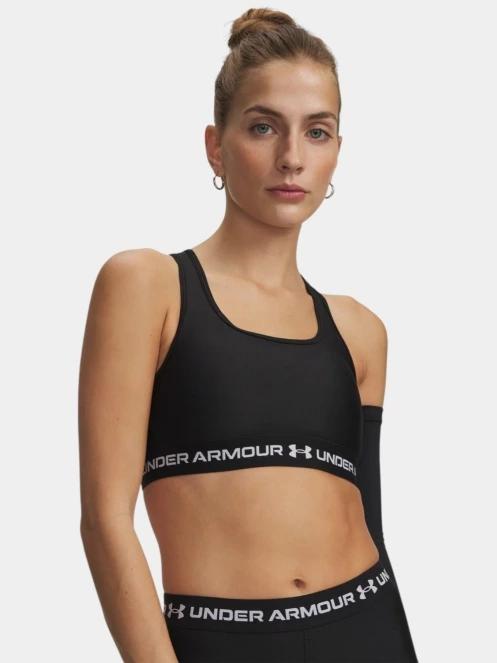 Under Armour Crossback Mid Bra női sportmelltartó fekete színben 2