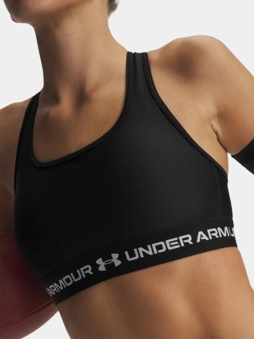Under Armour Crossback Mid Bra női sportmelltartó fekete színben 4