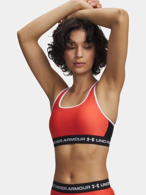 Under Armour Crossback Mid Bra női sportmelltartó piros színben 2