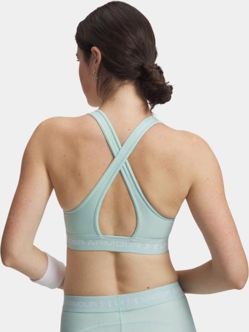 Under Armour Crossback Mid Bra női sportmelltartó világoskék színben 3