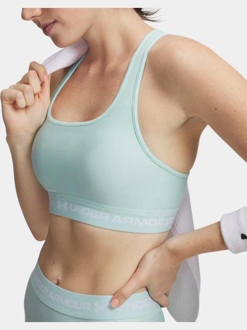 Under Armour Crossback Mid Bra női sportmelltartó világoskék színben 4