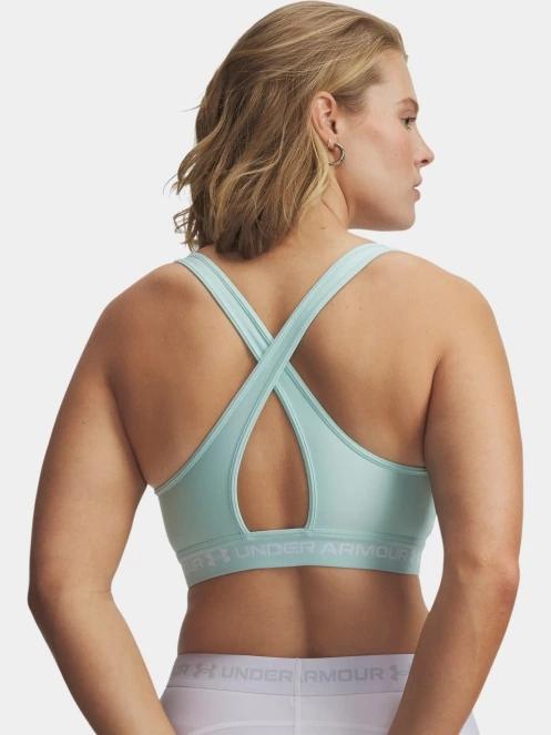 Under Armour Crossback Mid Bra női sportmelltartó világoskék színben 6
