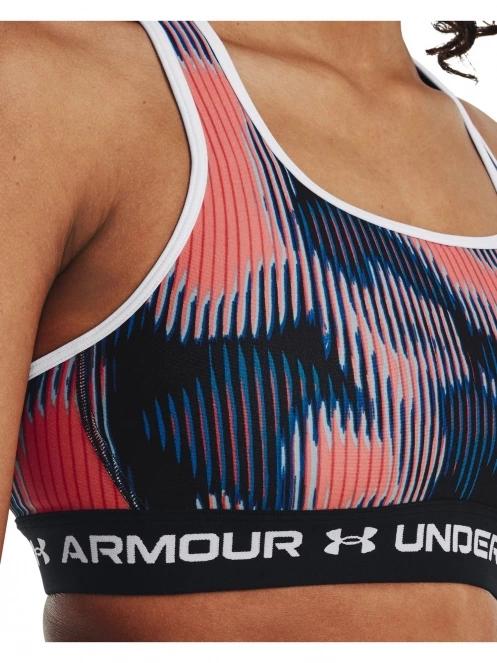 Under Armour Ua Crossback Mid Print női sportmelltartó multikolor színben 4