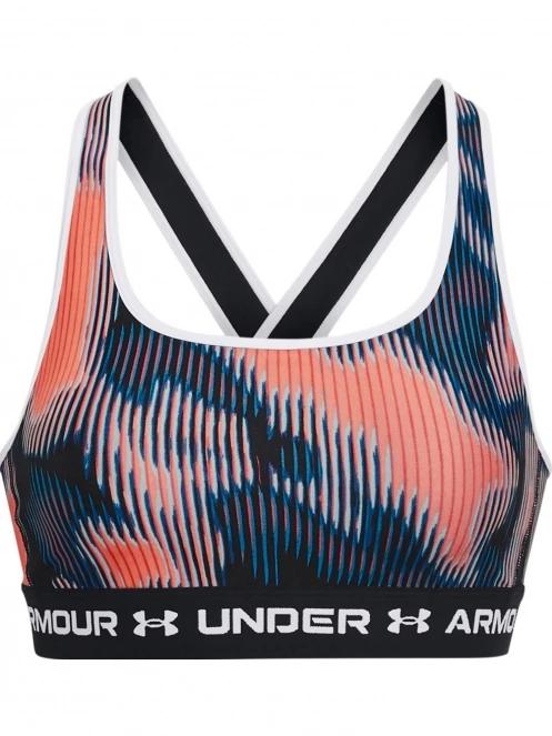Under Armour Ua Crossback Mid Print női sportmelltartó multikolor színben 6