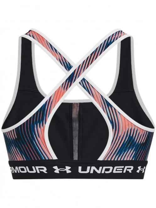 Under Armour Ua Crossback Mid Print női sportmelltartó multikolor színben 7