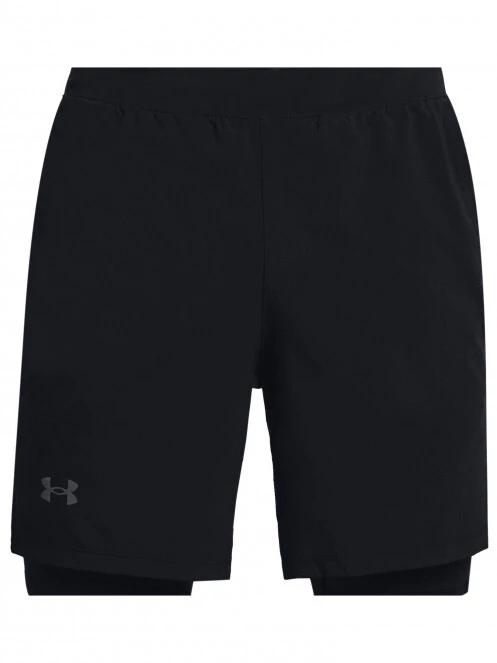 Under Armour Ua Launch 7'' 2-In-1 Short férfi sportnadrág fekete színben 6