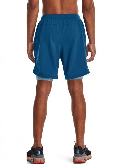 Under Armour Ua Launch 7'' 2-In-1 Short férfi sport rövidnadrág kék színben 3