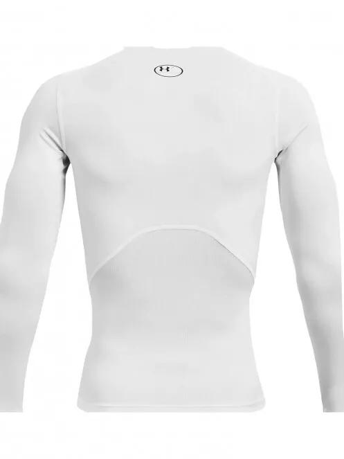 Under Armour Ua Hg Armour Comp Ls férfi hosszú ujjú sport póló fehér színben 5