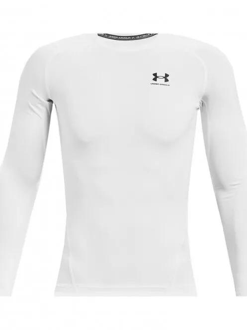 Under Armour Heatgear Armour Comp Ls férfi hosszú ujjú sport póló fehér színben 5